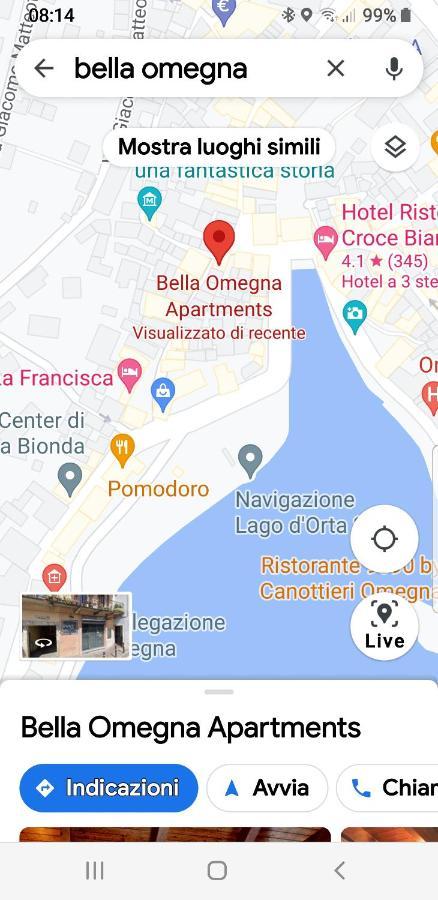 Bella Omegna Apartments Exteriér fotografie